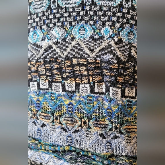 90s Vintg Mondo Di Marco Crew Neck Sweater Mens M Multi Cosby Knit Made In Italy - Picture 7 of 9